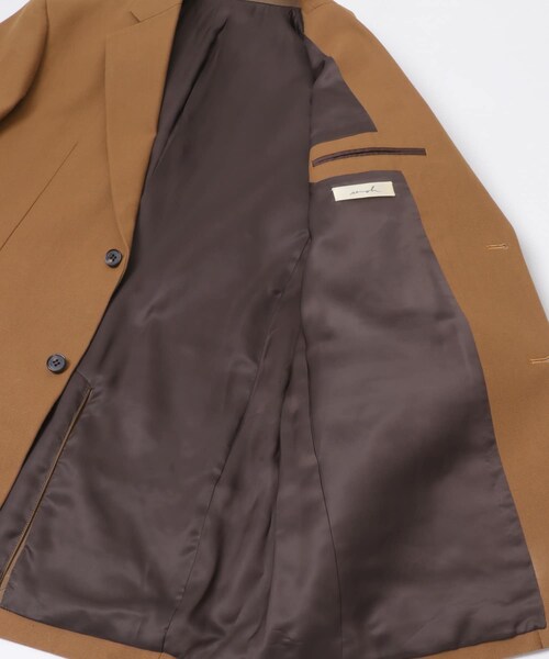 URBAN RESEARCH（アーバンリサーチ）の「semoh　OX Cotton Tailored Jacket（テーラードジャケット・メンズ・BROWN・2）」の5枚目の写真