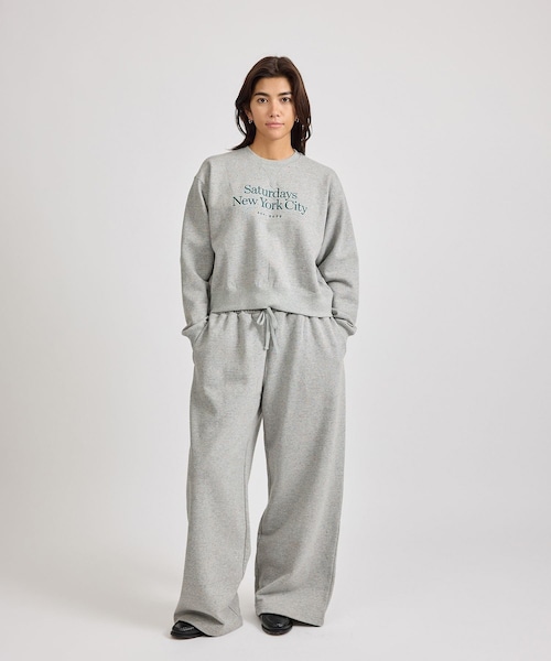 Saturdays NYC(サタデーズ ニューヨークシティ )の「Bowery Speckle Sweatshirt | WOMEN(スウェット・レディース・チャコール/グレー・L/M/S)」の21枚目の写真