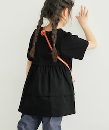 ROPE' PICNIC（ロペピクニック）の「【KIDS】リンクコーデ/バックギャザー切替トップス（Tシャツ/カットソー・キッズ）」