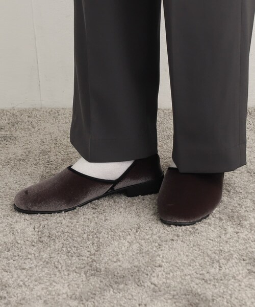 URBAN RESEARCH DOORS（アーバンリサーチドアーズ）の「JAVERFLEX　ベロアスリッポン（スリッポン・レディース・NOIR/MARRON・36/37/38）」の12枚目の写真