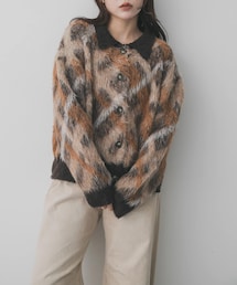 SENSE OF PLACE by URBAN RESEARCH | 『洗濯可』エリツキチェックカーディガン(カーディガン/ボレロ)