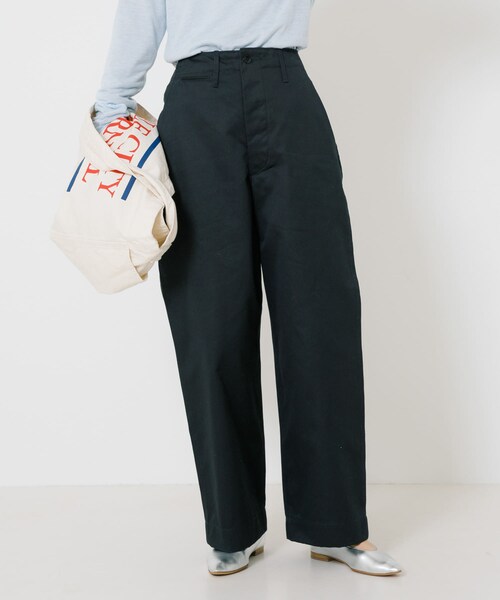 URBAN RESEARCH（アーバンリサーチ）の「CIOTA　Weapon Chino Cloth Pants（チノパンツ・レディース・D Navy/Beige・2/3）」の7枚目の写真