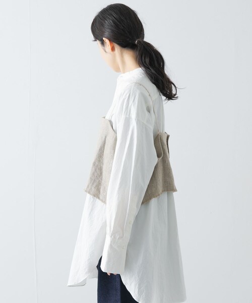 かぐれ（カグレ）の「セミウェットリネンキャミソール（その他トップス・レディース・NATURAL・Free）」の10枚目の写真