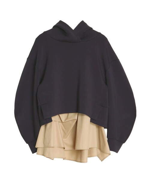 ELENDEEK（エレンディーク）の「HANGING BL SET HOODIE（パーカー・レディース・グレー/ブラック/ネイビー・F）」の6枚目の写真