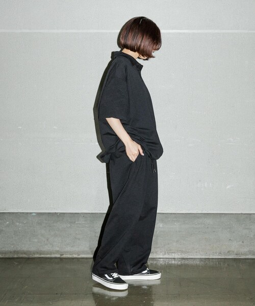URBAN RESEARCH(アーバンリサーチ)の「Wide Dad SHADE TECH ポロシャツ(ポロシャツ・メンズ・D.NAVY・1/2)」の12枚目の写真