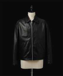 ADAM ET ROPE' | ラムレザー ジップアップ ブルゾン(ブルゾン)