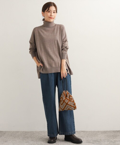 URBAN RESEARCH DOORS（アーバンリサーチドアーズ）の「『セットアップ対応』 フロントタックストレートデニム（デニムパンツ・レディース・BLACK/INDIGO・S/M）」の20枚目の写真