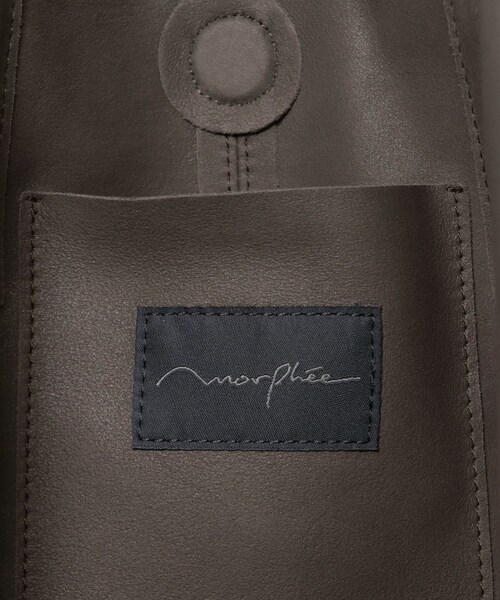 URBAN RESEARCH（アーバンリサーチ）の「Morphee　3WAY LARGE TOTE（トートバッグ・メンズ・SILVER/DARK CHOCO・FREE）」の9枚目の写真