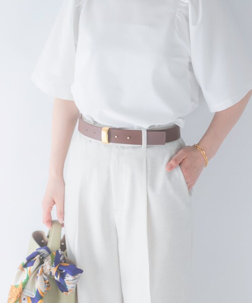 URBAN RESEARCH ROSSO（アーバンリサーチロッソ）の「AULENTTI　ベルト（ベルト・レディース・MARRONE/NERO・75）」の10枚目の写真