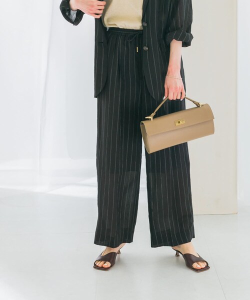 URBAN RESEARCH ROSSO（アーバンリサーチロッソ）の「シアーパンツ（その他パンツ・レディース・bk×white/beige・FREE）」の20枚目の写真
