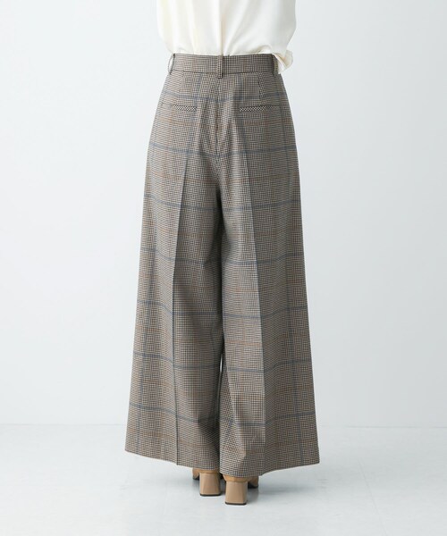 URBAN RESEARCH ROSSO（アーバンリサーチロッソ）の「チェックワイドスラックス（その他パンツ・レディース・BROWN CHK・36/38）」の6枚目の写真
