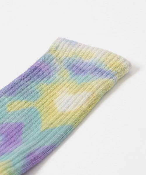 EKAL(エカル)の「NODAL TIE DYE LONG SOCKS(その他アンダーウェア/インナー・メンズ・ORANGE/PURPLE/GREEN/PINK・One)」の12枚目の写真