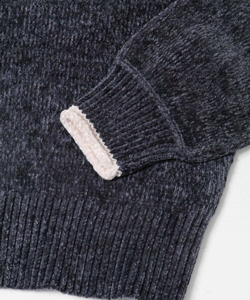 URBAN RESEARCH Sonny Label（アーバンリサーチサニーレーベル）の「モールヤーンハイネックニットプルオーバー（ニット/セーター・レディース・ベージュ/チャコールグレー/ピスタチオ・FREE）」の15枚目の写真