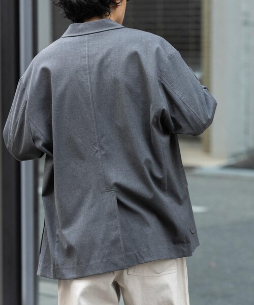 URBAN RESEARCH DOORS(アーバンリサーチドアーズ)の「FORK&SPOON キャリーマンテーラードジャケット(テーラードジャケット・メンズ・NAVY/CHARCOAL・4/5)」の5枚目の写真