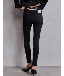 GYDA | ハイウエストウエストクロススキニーデニムパンツ(デニムパンツ)