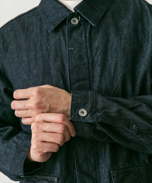 URBAN RESEARCH DOORS（アーバンリサーチドアーズ）の「STILL BY HAND　10oz denim jacket（デニムジャケット・メンズ・NAVY/IVORY・46/48）」の13枚目の写真