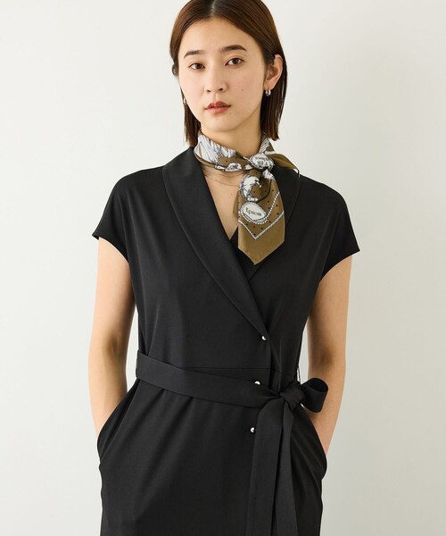 ROPE'（ロペ）の「ROPE' リバイバルシルクスカーフ/Sサイズ・26AW（バンダナ/スカーフ・レディース・ブラック/オフホワイト/カーキ/レッド/ピンク・F）」の22枚目の写真