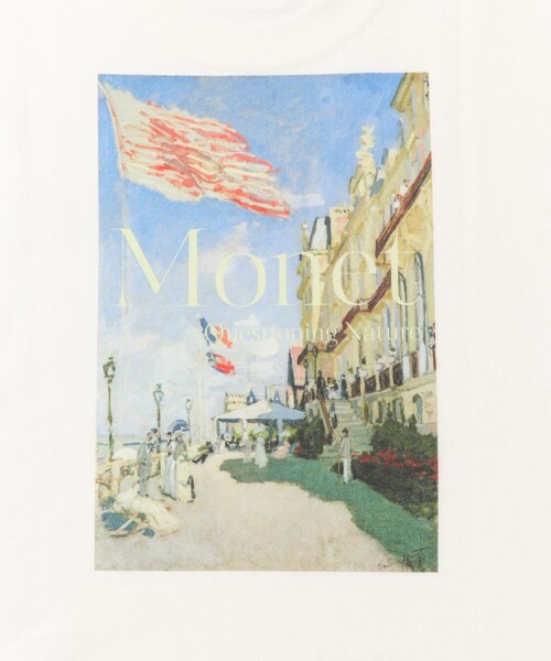 URBAN RESEARCH DOORS(アーバンリサーチドアーズ)の「FORK&SPOON Monet art t-shirts(Tシャツ/カットソー・メンズ・OFF/NAVY・4/5)」の12枚目の写真