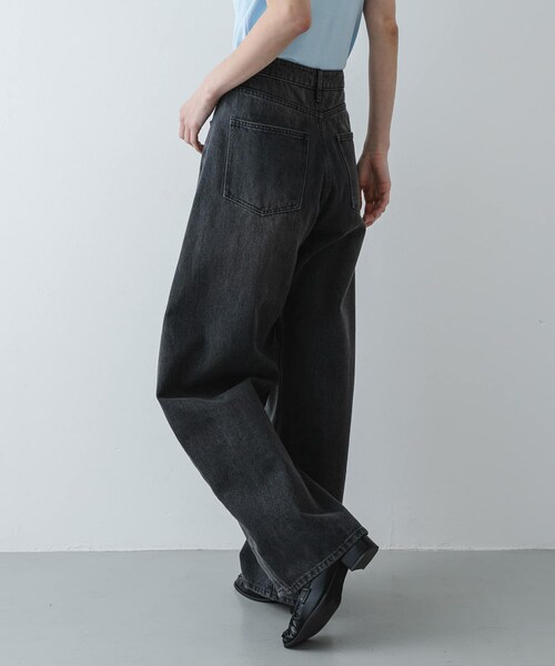 SENSE OF PLACE by URBAN RESEARCH(センスオブプレイスバイアーバンリサーチ)の「カーブデニム(デニムパンツ・レディース・BEIGE/D.INDIGO/GRAY/MINT・S/M/L)」の8枚目の写真