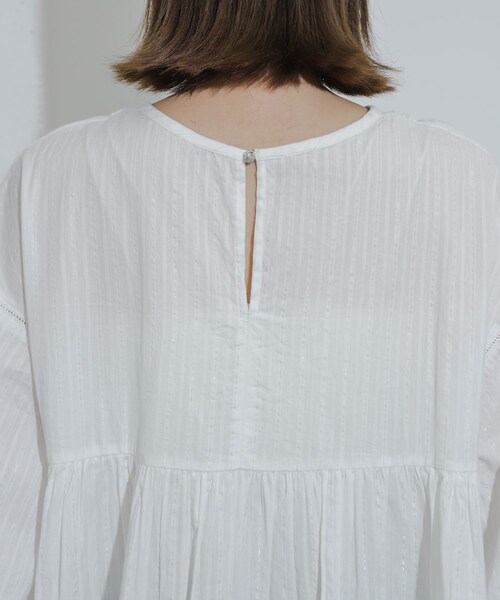 SENSE OF PLACE by URBAN RESEARCH（センスオブプレイスバイアーバンリサーチ）の「インドレースティアードチュニック（チュニック・レディース・OFF WHITE/BLUE/BLACK・one）」の15枚目の写真