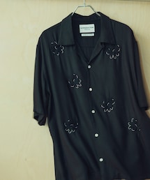 ADAM ET ROPE' | 【NOMARHYTHM TEXTILE for ADAM ET ROPE'】EX Flower Embroidery SS Shirt(シャツ/ブラウス)