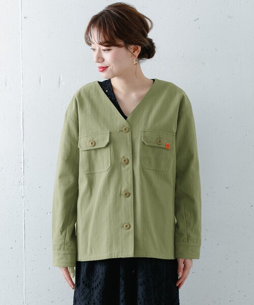 URBAN RESEARCH Sonny Label（アーバンリサーチサニーレーベル）の「UNIVERSAL OVERALL　別注カバーオール（カバーオール・レディース・ベージュ/オフ/カーキ・FREE）」の19枚目の写真