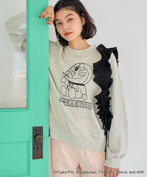 ROPE' PICNIC(ロペピクニック)の「【ドラえもんコレクション】裏毛スウェット(スウェット・レディース・ライトグレー/ピンク・38)」の20枚目の写真