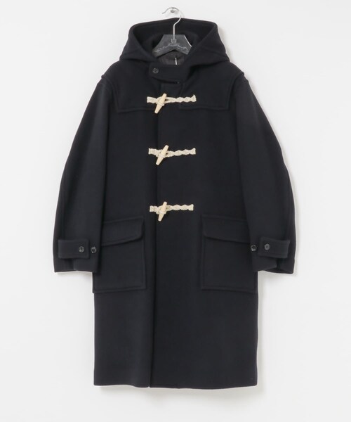 URBAN RESEARCH(アーバンリサーチ)の「blurhmsROOTSTOCK Wool Felton Duffle Coat(ダッフルコート・メンズ・DarkNavy・2/3)」の2枚目の写真