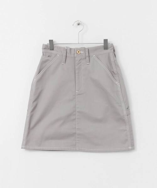 URBAN RESEARCH DOORS（アーバンリサーチドアーズ）の「UNIVERSAL OVERALL×DOORS　別注SHORT PAINTER SKIRT∴（スカート・レディース・BEIGE/GRAY・M/L）」の4枚目の写真