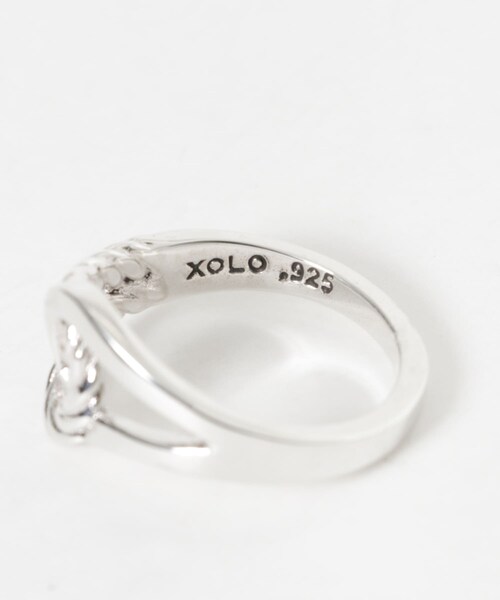 URBAN RESEARCH(アーバンリサーチ)の「XOLO Double Loop Ring(リング・メンズ・SILVER・L)」の6枚目の写真