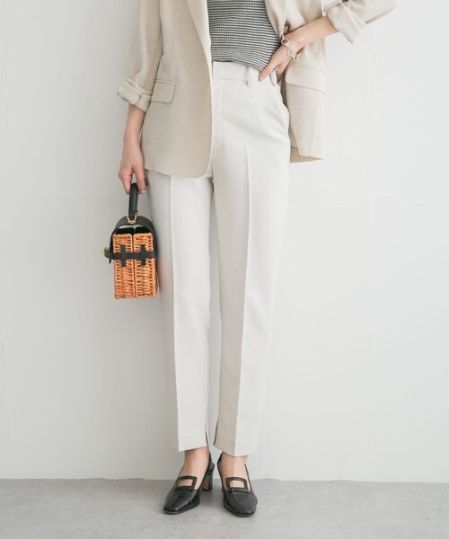 URBAN RESEARCH ROSSO（アーバンリサーチロッソ）の「ストレッチツイルスティックパンツ（その他パンツ・レディース・BLACK/WHITE・34/36/38）」の6枚目の写真