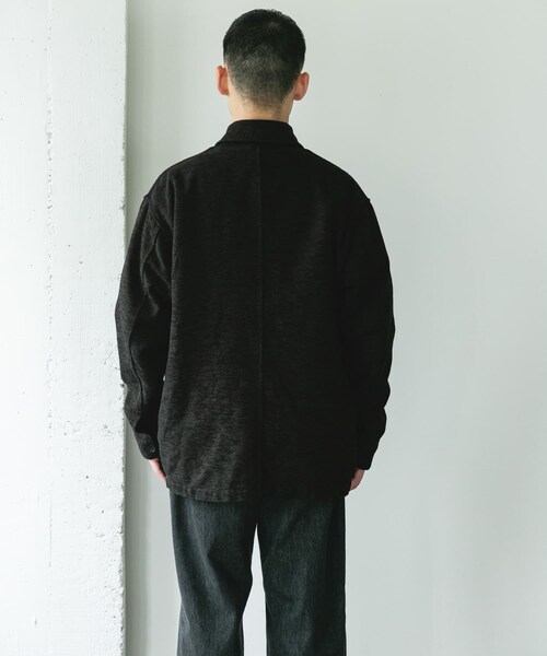 URBAN RESEARCH DOORS(アーバンリサーチドアーズ)の「モールシャツジャケット(テーラードジャケット・メンズ・OLIVE/CHARCOAL・M/L)」の16枚目の写真