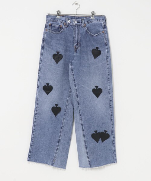 URBAN RESEARCH(アーバンリサーチ)の「TanC TOKYO W.SPADE PATCH BUGGY REMAKE DENIM(デニムパンツ・レディース・BLUE1/BLUE2/BLUE3/BLUE4・28/30)」の19枚目の写真
