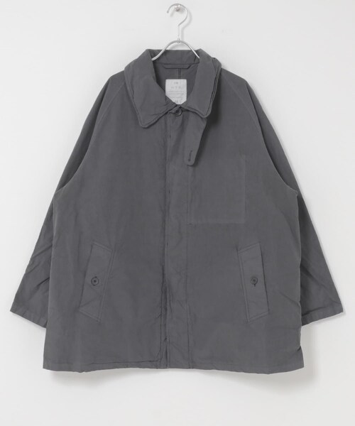 かぐれ（カグレ）の「Harrow Town Store　BALMACAAN SHORT COAT（テーラードジャケット・レディース・WHEAT/D CHARCOAL・44）」の4枚目の写真