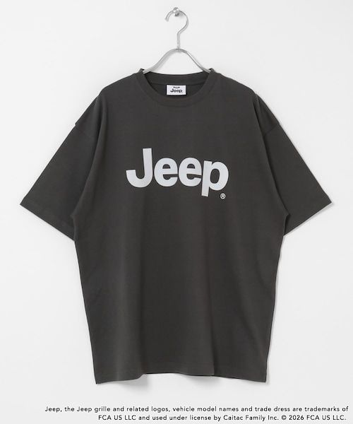 URBAN RESEARCH Sonny Label（アーバンリサーチサニーレーベル）の「JEEP ロゴショートスリーブTシャツ（Tシャツ/カットソー・メンズ・オフ/チャコール/レッド・M/L）」の2枚目の写真