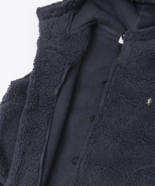 URBAN RESEARCH DOORS（アーバンリサーチドアーズ）の「GYMPHLEX　BOA HOODED SHORT VEST（ベスト・レディース・OYSTER/TAUPE/NAVY・14）」の10枚目の写真