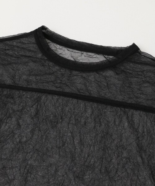 URBAN RESEARCH ROSSO（アーバンリサーチロッソ）の「provoke　シアーフットボールTシャツ（Tシャツ/カットソー・レディース・lightbeige/white/black・FREE）」の11枚目の写真