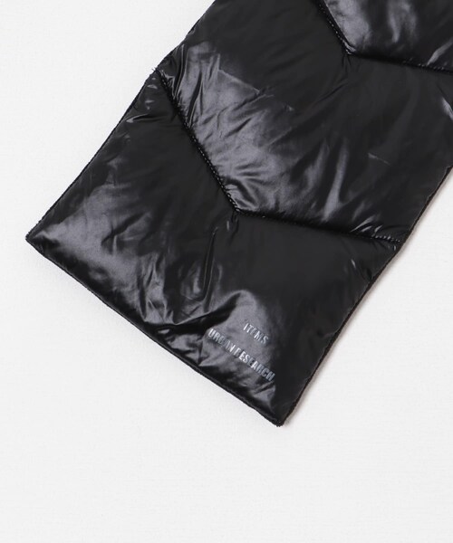 ITEMS URBANRESEARCH（アイテムズ アーバンリサーチ）の「ダウンマフラー（マフラー・メンズ・KHK/BLK・-）」の8枚目の写真