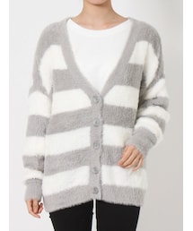 GYDA | シャギーLOOSE ニットカーディガン(カーディガン/ボレロ)