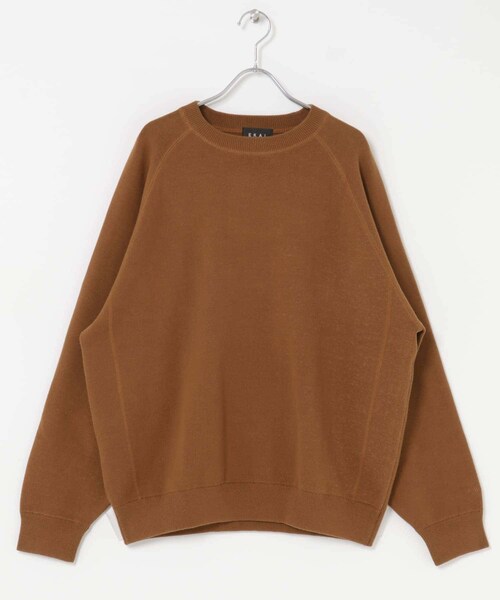 EKAL（エカル）の「ドライニットプルオーバー（ニット/セーター・メンズ・グレージュ/ブラウン/ネイビー・M/L）」の13枚目の写真