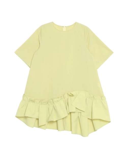 ELENDEEK(エレンディーク)の「FRILL HEM BL(シャツ/ブラウス・レディース・オフホワイト/ブラック/ライム・F)」の15枚目の写真