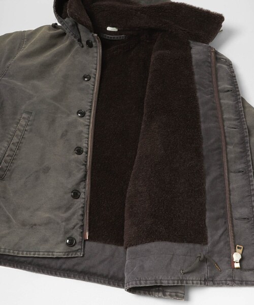 URBAN RESEARCH（アーバンリサーチ）の「A PRESSE　Vintage FN Deck Jacket（ミリタリージャケット・メンズ・BLUE・3/4）」の8枚目の写真