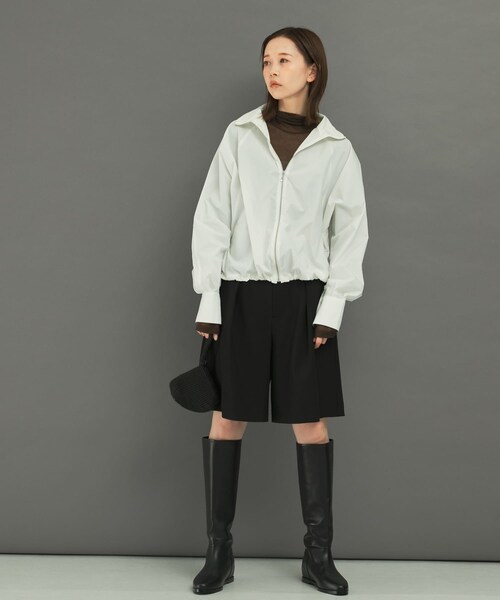 URBAN RESEARCH ROSSO（アーバンリサーチロッソ）の「ZIPライトブルゾン（ブルゾン・レディース・WHITE/GREIGE・FREE）」の6枚目の写真