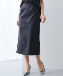nissen | ハリ感素材ストレッチタイトスカート<大きいサイズ有>(スカート)