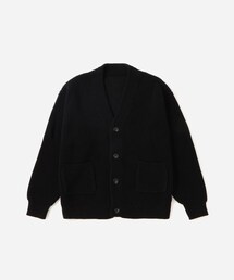 Michael Plaited Waffle Cardigan