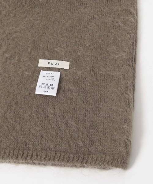 URBAN RESEARCH(アーバンリサーチ)の「『別注』FUJI×URBAN RESEARCH MOHAIR LONG STOLE(ストール/ショール・メンズ・LEMON/NAVY/MINT GREEN/MOCHABROWN・Free)」の7枚目の写真