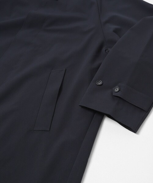 SENSE OF PLACE by URBAN RESEARCH（センスオブプレイスバイアーバンリサーチ）の「バルマカーンルーズコート（ステンカラーコート・メンズ・BEIGE/NAVY/BEG CHECK・M）」の9枚目の写真