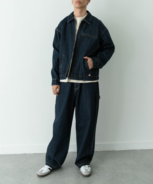 URBAN RESEARCH Sonny Label（アーバンリサーチサニーレーベル）の「『別注』RED KAP×Sonny Label　デニムジップブルゾン（デニムジャケット・メンズ・インディゴ/ワンウォッシュ・M/L）」の22枚目の写真