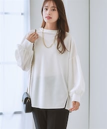 nissen | 【ブラウス見え】前後２WAYカットソー(Tシャツ/カットソー)