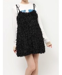 jouetie | ボリュームフェザーキャミワンピース(ワンピース)